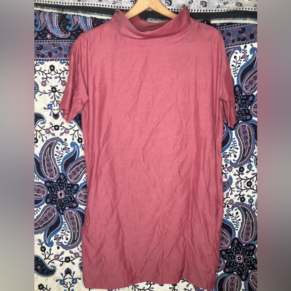 COS vegan silk shirt dress